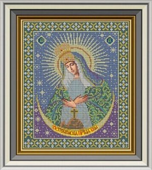 Набор для вышивания "Galla Collection" Икона Божией Матери «Остробрамская» 29*32 см