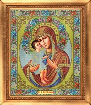 Набор для вышивания "Galla Collection" Икона Божией Матери «Жировицкая» 27*32 см