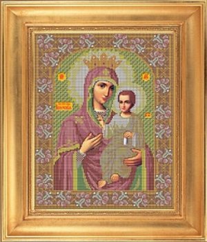 Набор для вышивания "Galla Collection" Икона Божией Матери «Иверская» 28*35 см