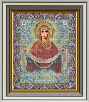 Набор для вышивания "Galla Collection" Икона «Покров Божией Матери» 27*32 см