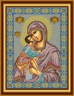 Набор для вышивания "Galla Collection" Икона Божией Матери «Донская» 20*27 см