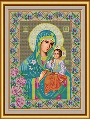 Набор для вышивания "Galla Collection" Икона Божией Матери «Неувядаемый цвет» 31*42 см