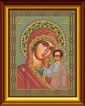 Набор для вышивания "Galla Collection" Икона Божией Матери «Казанская» 27*36 см