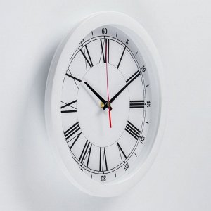 Часы настенные, серия: Классика, плавный ход, d=28 см
