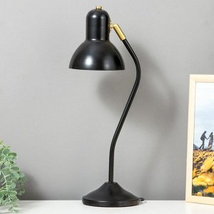 Настольная лампа RISALUX "Оскар" 1x40Вт Е27 черный 20,5x14,5x56см