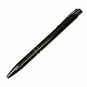 Ручка подарочная, шариковая, автоматическая "Стиль" в пластиковом футляре, NEW, темно-серая