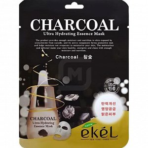 282617«Ekel» Mask Pack Charcoal Маска с экстрактом древесного угля 25мл 1/600