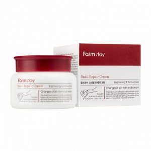 FarmStay Восстанавливающий крем для лица с муцином улитки Snail Repair Cream