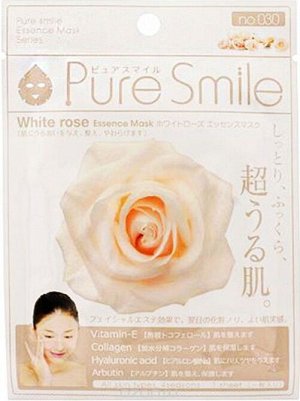 027997  "Pure Smile" "Essence mask" Восстанавливающая маска для лица с эссенцией белой розы, 23 мл, 1/600