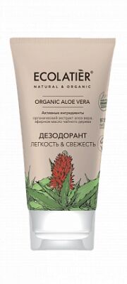 Дезодорант Ecl Green Легкость & Свежесть Серия Organic Aloe Vera, 40 мл