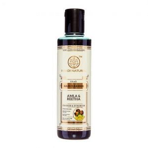 KHADI NATURAL Укрепляющий шампунь для волос "Амла и мыльный орех" | AMLA& REETHA HAIR CLEANSER 210мл