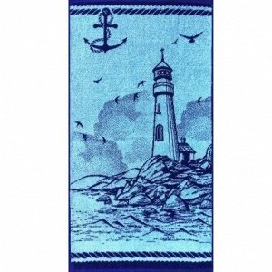 Полотенце махровое Морской маяк