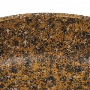 Сковорода индукция 28 см Гурман, Granite Gold, антипригарное покрытие