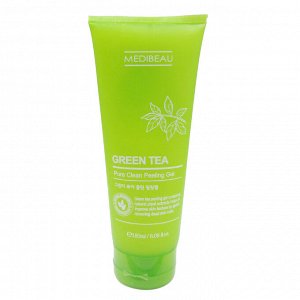 Пилинг-гель скатка для лица с экстрактом Зеленого чая/Green Tea Pure Clean Peeling Gel , Medibeau, Ю.Корея, 100 г, (100)