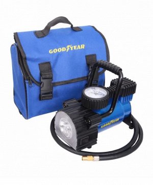 Компрессор Goodyear GY-35L LED DIGITAL 35 л/мин, с цифровым манометром, с фонарем ,сумка для хранения GY000117
