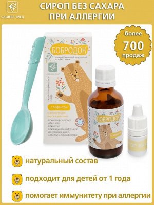 Бобродок смузи-концентрат сироп с лофантом  Уценка!
