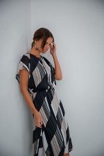 Дульче. Платье из шифона с рукавам кимоно
