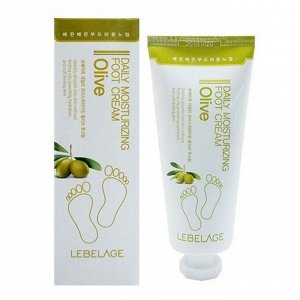 Lebelage Daily Moisturizing Olive Foot Cream Увлажняющий крем для ног с экстрактом оливы, 100 мл