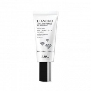 PrettySkin Diamond Gold Brightening CC & BB Cream SPF50+/PA++++ Осветляющая основа под макияж, 50 мл