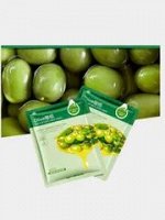 Питательная и увлажняющая тканевая маска для лица Hchana Olive 30g