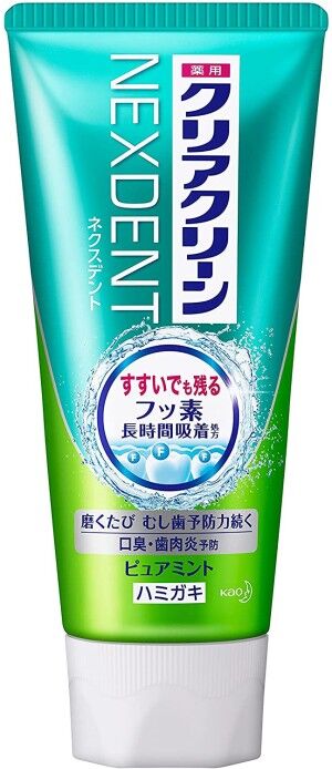 Зубная паста КAO "Clear Clean NEXDENT Pure Mint" нежная мята, туба, 120 г, 1/48