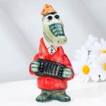 Сувенир &quot;Крокодил&quot;, гжель, цветной, 6,5х6х14 см