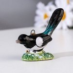 Сувенир &quot;Сорока&quot;, ярославская майолика, 13,5х13,5 см