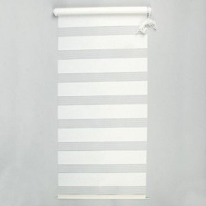 Штора-ролет «День и Ночь», размер 50х160 см, цвет белый