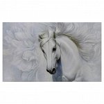Картина-холст на подрамнике &quot;Белоснежный конь&quot; 60х100 см