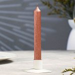 Свеча античная &quot;Винтаж&quot;, 17х1,8 см, светло розовая