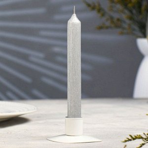Свеча античная "Винтаж", 17х1,8 см, серебро