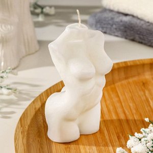 Свеча фигурная "Женский силуэт", 10 см, белая