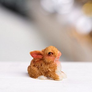 СИМА-ЛЕНД / Фигура "Заяц сидячий" рыжий, МИКС, 2х2х3см | Фигурки с ...