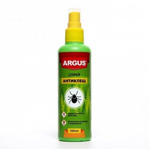 Лосьон-спрей "Argus", Антиклещ, 125 мл.