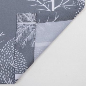 Новый год. Комплект штор "Этель" Forest 145*260 см-2 шт, 100% п/э, 140 г/м2