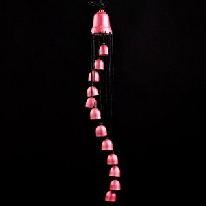 Оберег "Колокольчик", 13 предметов, розовый, 64 см