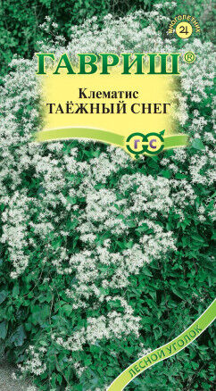 Цветы Клематис Таежный снег (манчжурский) 0,05г Гавриш