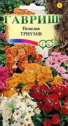 Цветы Немезия Триумф смесь 0,02г Гавриш