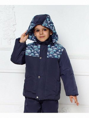 Зимняя куртка для мальчика Цвет: графит
