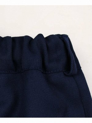 Классические брюки для мальчика тёмно-синего цвета Цвет: синий