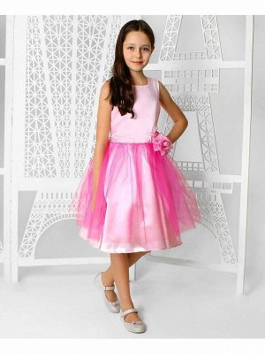 Розовое нарядное платье для девочки Цвет: светло-розовый