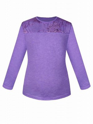Фиолетовая школьная блузка для девочки Цвет: сирень