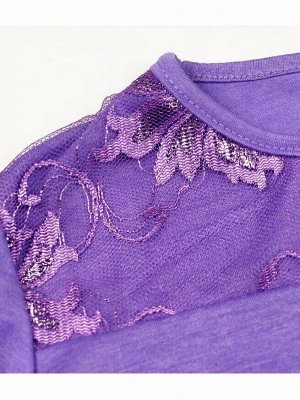 Фиолетовая школьная блузка для девочки Цвет: сирень