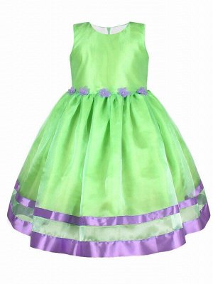 Нарядное платье для девочки Цвет: светло-зелёный