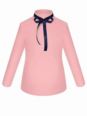 Школьная розовая водолазка (блузка) для девочки Цвет: розовый