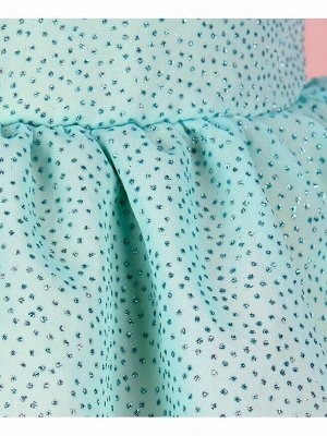 Нарядное платье для девочки ментолового цвета Цвет: ментоловый