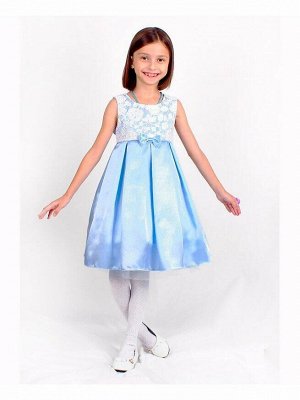 Голубое нарядное платье для девочки Цвет: голубой