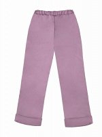 Теплые сиреневые брюки для девочки Цвет: сирень
