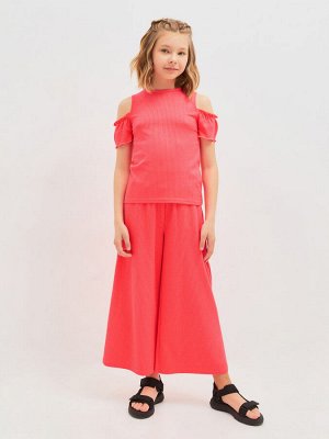 Блузка детская для девочек Alla неоновый розовый