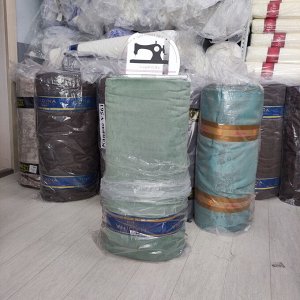 150*2 Комплект штор  КАНВАС (эффект замши) цвет МЯТА: Выбор высоты
